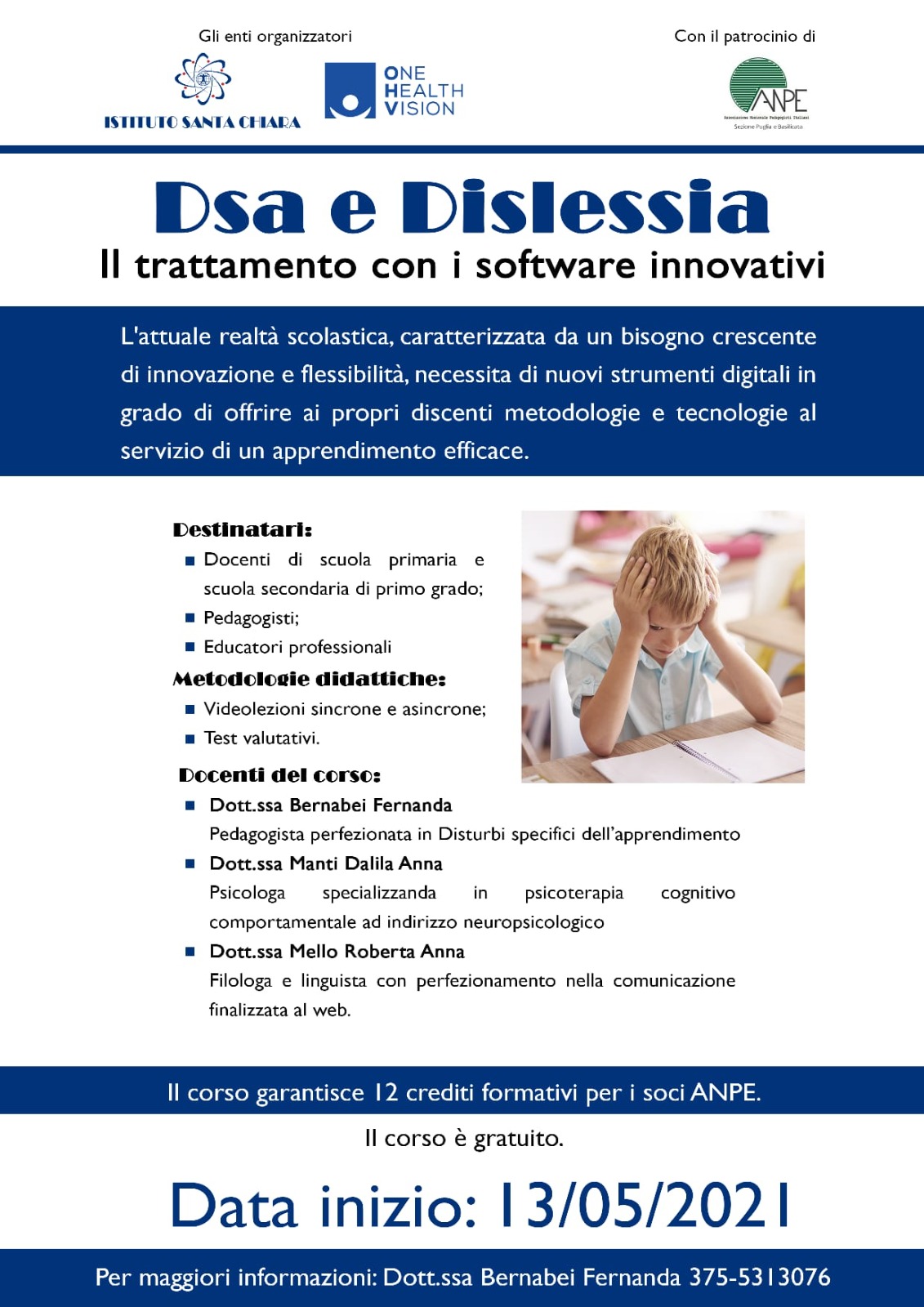 DSA e dislessia. Il trattamento con i software riabilitativi - ANPE